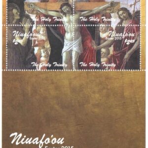 Niuafoʻou - Easter 2015 - Miniature Sheet MS containing 4 Stamps, Multicolor, for Collection