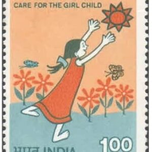 India 1990 Care for The Girl Child - SAARC Year of The Girl Child Postage Stamp Mint Unhinged