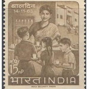 India 1963 Children's Day Postage Stamp Mint Unhinged
