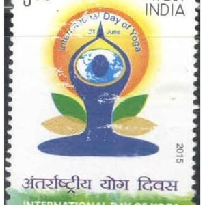 India 2015 International Day of Yoga Postage Stamp Mint Never Hinged