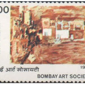 India 1989 Bombay Art Society Postage Stamp Mint Unhinged