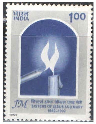 India 1992 Sisters of Jesus & Mary Postage Stamp Mint Unhinged