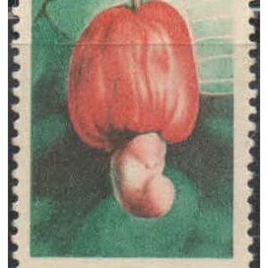 India Postage 1982 - 6th Definitive Series - Cashew 225P Postage Stamp Mint Never Hinged