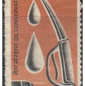 India Postage 1986 - 7th Definitive Series - Oil Conservation 100P Postage Stamp Mint Never Hinged