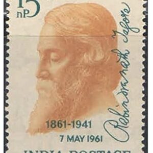 India 1961 Rabindranath Tagore Postage Stamp MNH Mint Unhinged