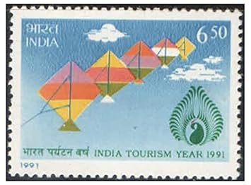 India 1991 India Tourism Year Postage Stamp Mint Unhinged