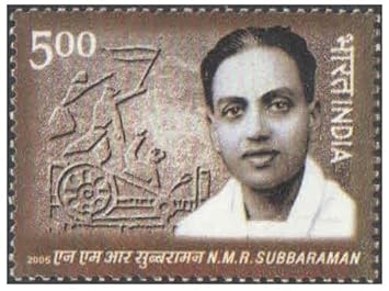 India 2006 N.M.R. Subbaraman (Madurai Gandhi) - Freedom Fighter Postage Stamp - Mint Unhinged
