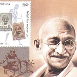 India 2013 Philately Day Mahatma Gandhi MS Miniature Sheet