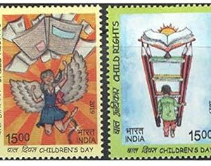 India 2019 Children's Day - Child Rights Set of 2 Postage Stamps Mint Unhinged