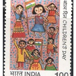 India 1991 Children's Day Postage Stamp Mint Unhinged