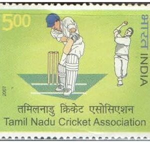 India 2007 Tamil Nadu Cricket Association Postage Stamp Mint Never Hinged