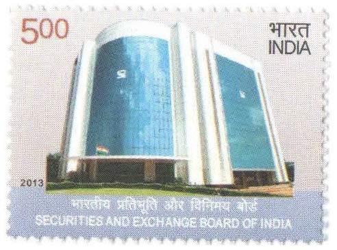 India 2013 Securities and Exchange Board of India (SEBI) Stamp