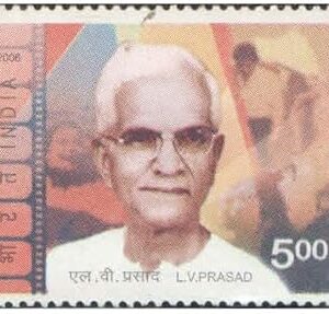 India 2006 L.V. Prasad (Film Maker Director & Actor) Postage Stamp - Mint Unhinged