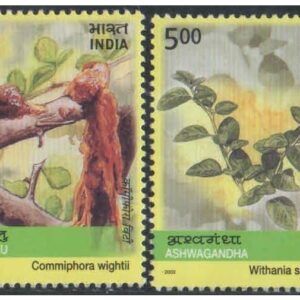 India 2003 Medicinal Plants - Set of 4 Postage Stamps - Mint Never Hinged Multicolor
