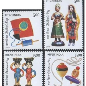 India 2010 Children's Day Set of 4 Stamps Mint Unhinged