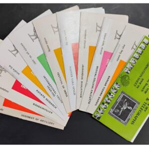 India 1985 Set of 10 Postal Brochures (Information Sheets) UNSTAMPED - Multicolor (Set- E)
