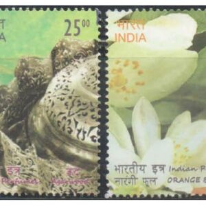 India 2019 Indian Perfumes 2nd Series - Agarwood & Orange Blossom - Set of 4 Postage Stamps - Mint Unhinged Multicolor