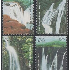 India 2003 Waterfalls of India - Set of 4 Postage Stamps Mint Unhinged
