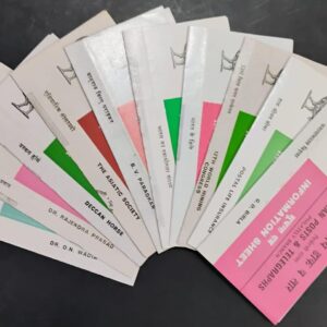 India 1984 Set of 10 Postal Brochures (Information Sheets) UNSTAMPED - Multicolor (Set- C)