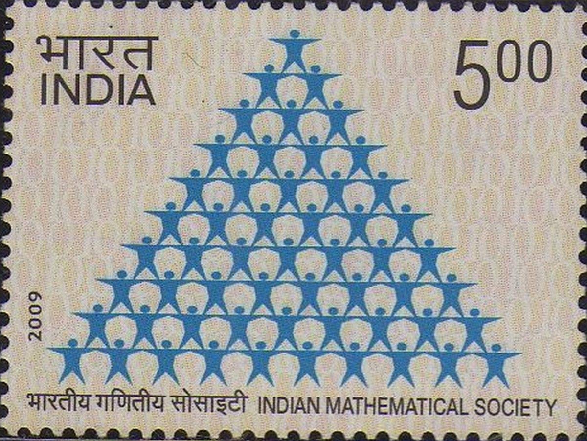 India 2009 Indian Mathematical Society Stamp Mint Unhinged