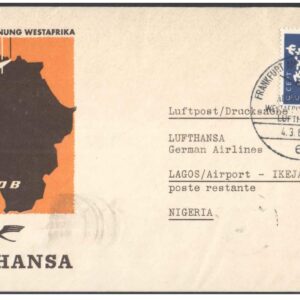 1962 First Flight Cover - (04 March 1962) Lagos (Nigeria) to IKEJA (Nigeria) - for Stamp, philatelic Collection