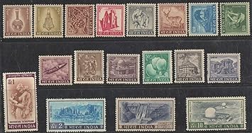 India 1965 to 1975 - 4th Definitive Series ( Full Complete Pack - Set ) - Set of 18 Postage Stamps Mint Unhinged – image 2