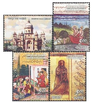 India Postage 2009 - Rampur Raza Library - Set of 4 Postage Stamps Mint Never Hinged