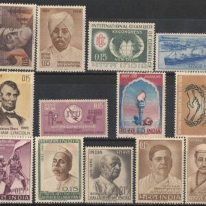 India 1965 Year Pack ( Full Complete Year Pack - Year Set ) Of 13 Postage Stamps Mint Unhinged - Multicolor