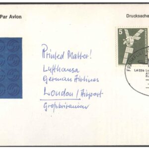 1976 First Flight Cover - (01 April 1976) - Frankfurt (Germany) to London (U.K.) for Stamp, philatelic Collection