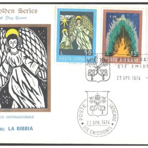 Vatican City 1974 - U.P.U. (Universal Postal Union) Centenary - First Day Cover FDC with 3 Postage Stamps