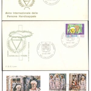 Vatican City 1981-1990 Set of 3 FDCs - First Day Covers for Collection