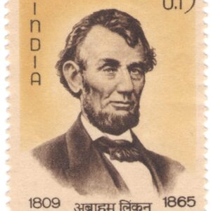India 1965 Abraham Lincoln Stamp Mint Unhinged