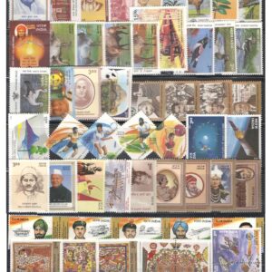 Generic India 2000 Year Pack - 68 Postage Stamps (Including Rajkumar Shukla Stamp) - Mint - Unhinged - Excellent Condition - All Ages
