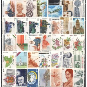 India 1993 Year Pack (Full Complete Set) of 35 Mint Unhinged Postage Stamps for Collection