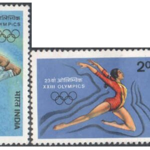 India 1984 - 23rd Olympics ( Olympic Games ) at Los Angeles, California, USA - St of 4 Postage Stamps - Mint, Never Hinged