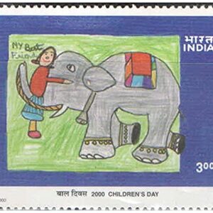 India 2000 Children's Day Postage Stamp Mint Unhinged