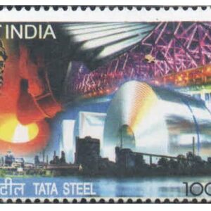 India 2008 Jamshedji Tata & Steel Plant - Centenary of Tata Steel - Postage Stamp Mint Never Hinged