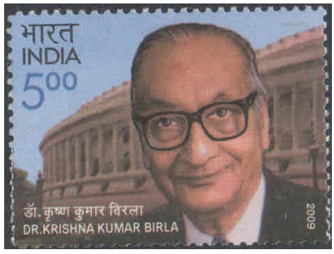 India 2009 Dr. Krishna Kumar Birla Postage Stamp MNH