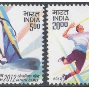 India 2012 - 30th Olympics ( Olympic Games ) at London (U.K.) - Set of 4 Postage Stamps - Mint, Never Hinged