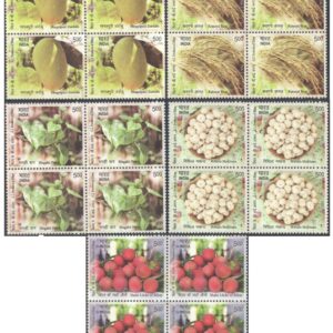 India 2025 G.I. Products of Bihar - Set of 5 Blocks of 4 Postage Stamps Each - MNH