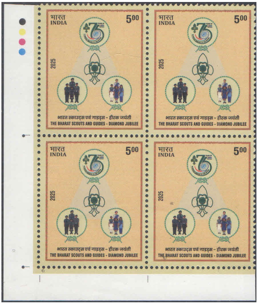 India 2025 - 5th Battalion, The Rajput Regiment - Block of 4 Postage Stamps with Traffic Lights (TL) - MNH for collection – image 27