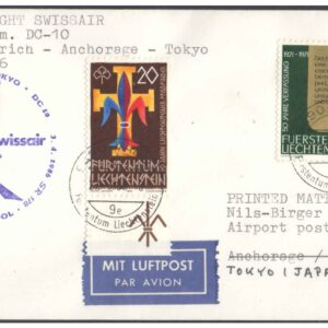 1988 First Flight Cover (03 April 1986) - Swiss Air - Geneva ( Switzerland ) to TOKYO ( Japan )