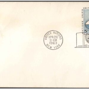 United Nations (UN) 1963 New York, USA - First Day of Issue Cover