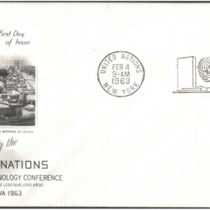 United Nations (UN) 1963 Science & Technology Conference - First Day of Issue Cover