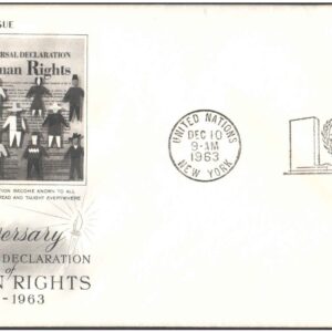 United Nations (UN) 1963 Universal Declaration of Human Rights - First Day of Issue Cover