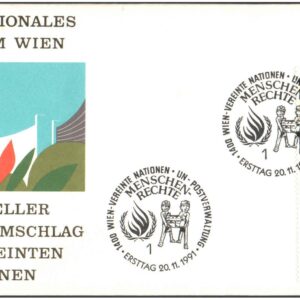 United Nations (UN) 1991 Universal Declaration of Human Rights - First Day of Issue Cover
