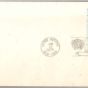 United Nations (UN) 1975 New York, USA - First Day of Issue Cover
