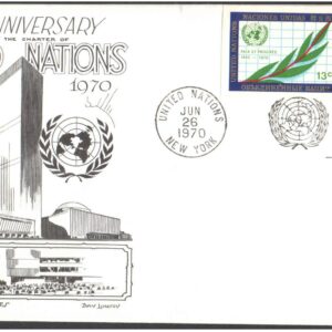 United Nations (UN) 1970 -25th Anniversary - First Day of Issue Cover