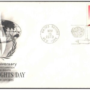 United Nations (UN) 1973 Human Rights Day First Day of Issue Cover