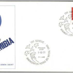 United Nations (UN) 1973 Namibia First Day of Issue Cover